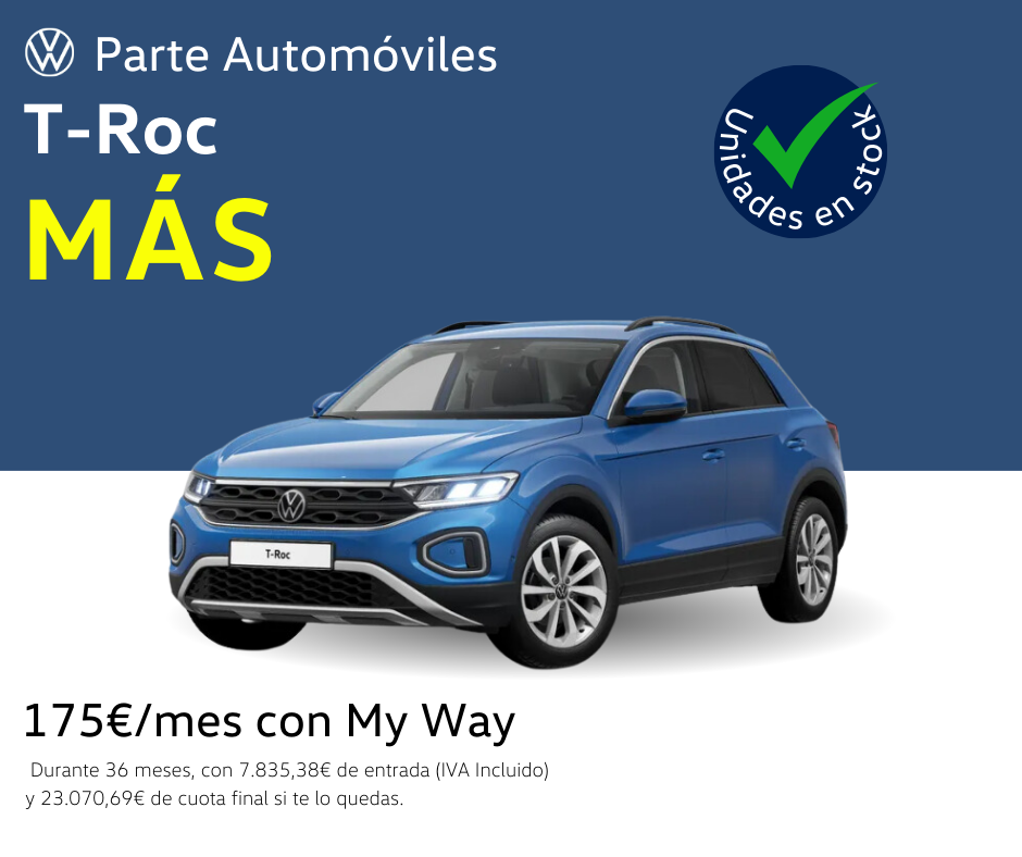 Volkswagen T-Roc Más en stock Cantabria