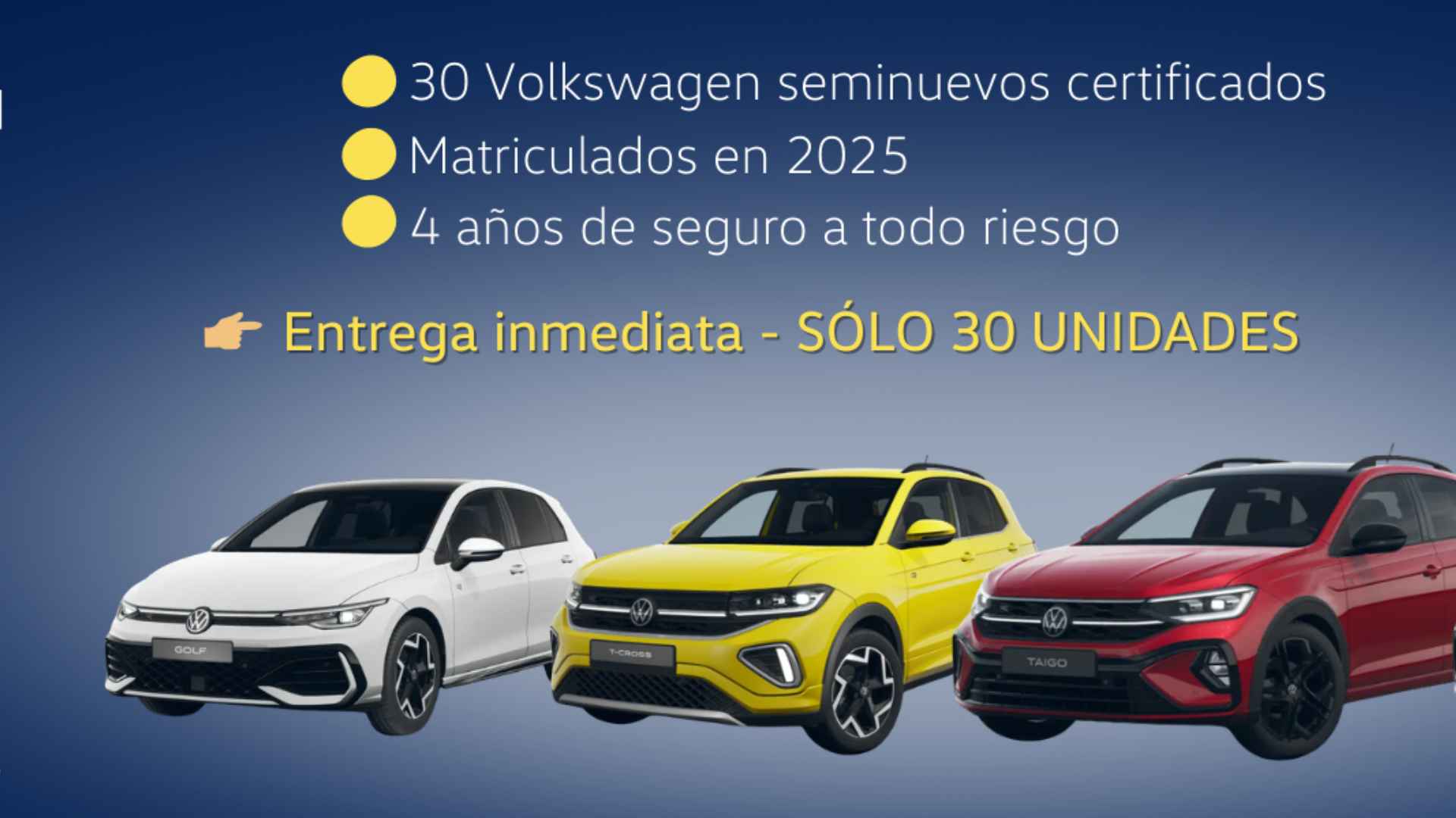 Volkswagen seminuevos certificados: garantía, ahorro y entrega inmediata en Parte Automóviles